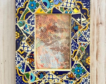 4x6 Talavera Mosaic Tile Picture Frame