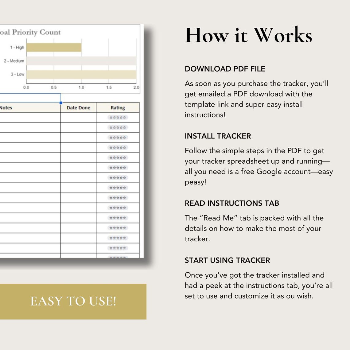 Bucket List Tracker Spreadsheet, Bucket List Template, Bucket List ...
