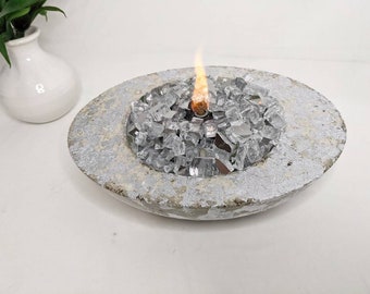 Garden Decor, Tabletop Fire Bowl, Birthday Gift for Grandma, Outdoor Furniture, Unique Gift, Garden Gift