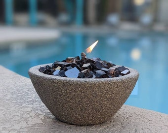 Fire Pit, Garden Gift, Smores Outdoor Decor or Housewarming Gift, Neutral Home Decor