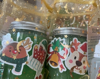 Christmas Slime Kit - GLOW-in-the-DARK Slime Gift -  Christmas Tree Scented Ultimate Gift - Quality Slime Bundle