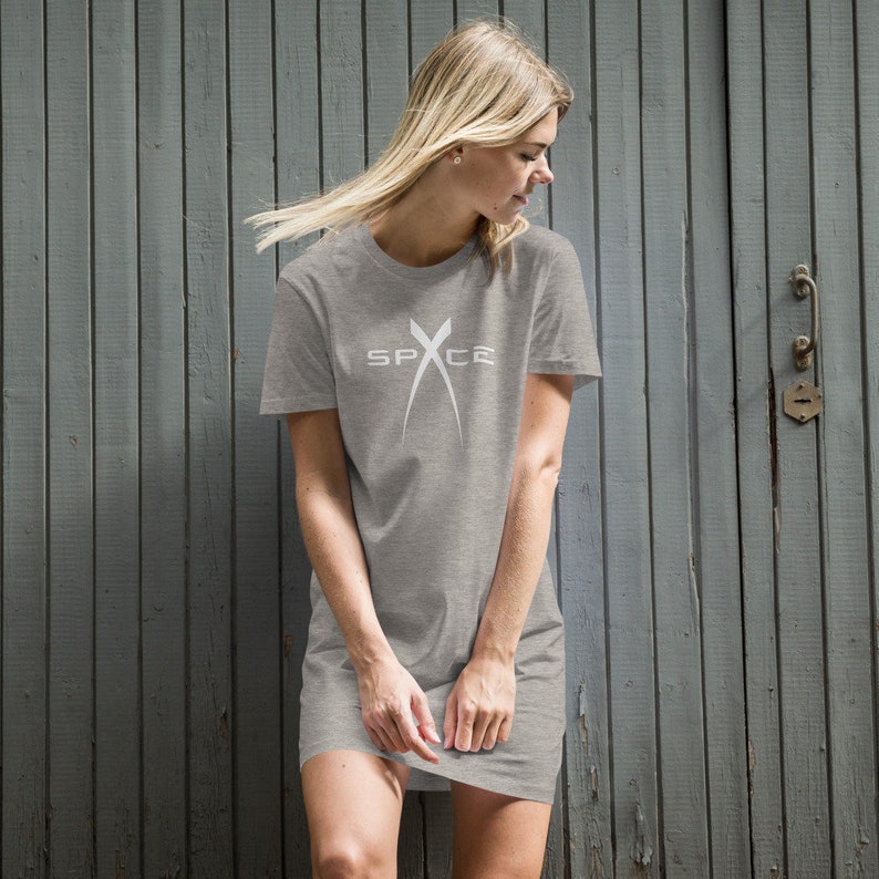 SpaceX woman tee Space X Dress tee SpaceX dress tee Space X teeshirt dress SpaceX dress Spacex tshirt dress