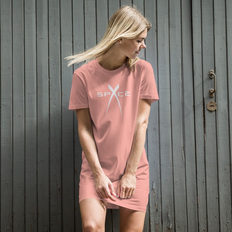 SpaceX woman tee Space X Dress tee SpaceX dress tee Space X teeshirt dress SpaceX dress Spacex tshirt dress