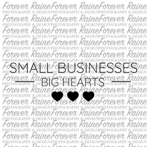 Pequeñas empresas, Big Hearts SVG, PNG, JPG Descarga digital - Tienda pequeña, propietario de una empresa, soporte local, compras, acceso instantáneo