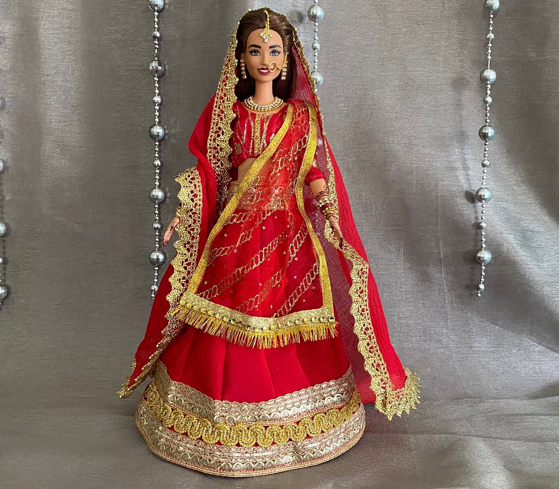 Indian Wedding Doll Bride Doll Indian Barbie Ethnic Collectible Doll Desi Bollywood Doll Golu Doll Handmade OOAK Etsy