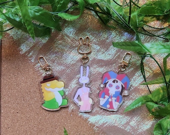 The Amazing Digital Circus Keychains