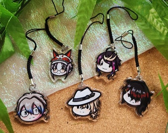 Luxiem Phone Charms - Luca, Mysta, Vox, Ike, Shu