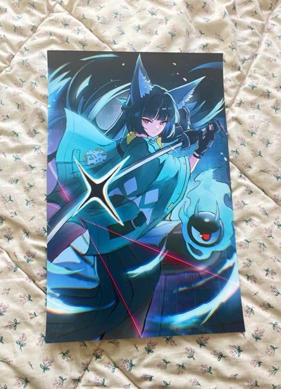 Zzz(zenless Zone Zero) Miyabi Print Holographic 5.5x8.5