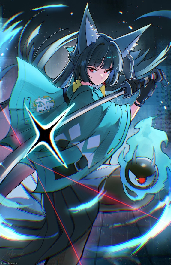 Zzz(zenless Zone Zero) Miyabi Print Holographic 5.5x8.5