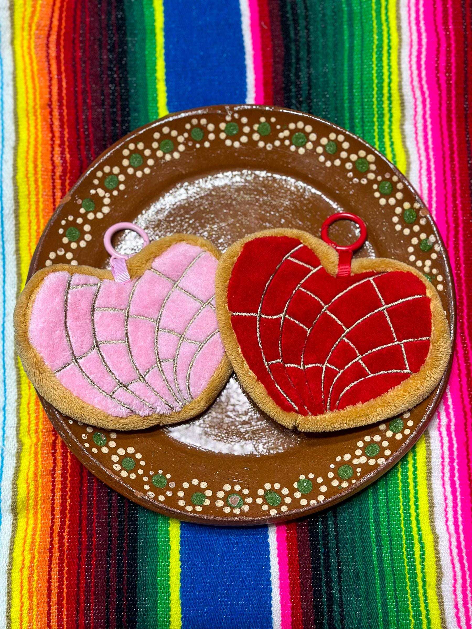 Mexican Concha Gift Set Pink Heart Backpack Coin Purse Keychain & Earrings Concha Bag - Etsy main image 4
