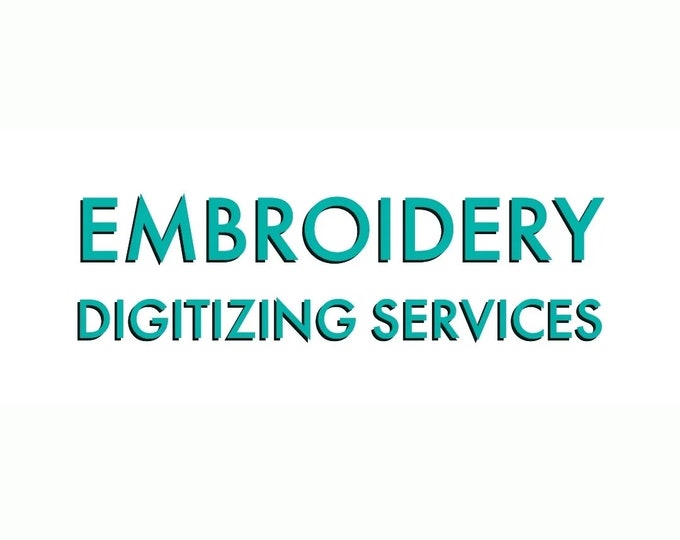 Embroidery Design Services Deposit