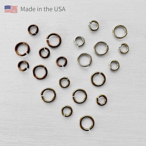 5mm OD Niobium Jump Rings, Open Jump Rings, Niobium Jewelry Findings, Earring Findings, Jump Rings for Jewelry Making, 20 Pieces
