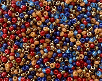 Western Twilight 11/0 Miyuki Seed Beads Mix for Jewelry Making & Crafts, 10 grams
