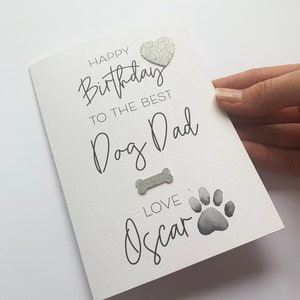 Alles Gute zum Geburtstag vom Hund Karte, Hunde Papa Karte, Karte vom Hund, bester Hunde Papa, Hunde Papa Geburtstag, vom Hund, alles Gute zum Geburtstag Mensch