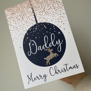 Weihnachtskarte Papa, Weihnachtskarte für Papa, Weihnachtskarte für Papa