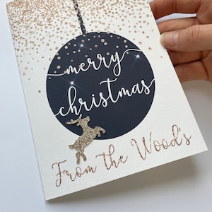 Cartão de natal personalizado para a família, cartão de natal da família, cartão de natal com bugigangas, cartão da família, cartão para casal, IMPRESSO