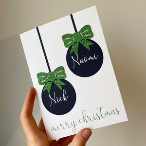 Christmas card for a couple, to the both of you Christmas card, Christmas card for son and girlfriend, Christmas card for partners