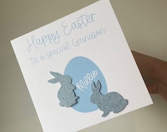 Easter Grandson card, card for easter, easter card, happy easter, easter card for him, easter card for grandson, happy easter to grandson