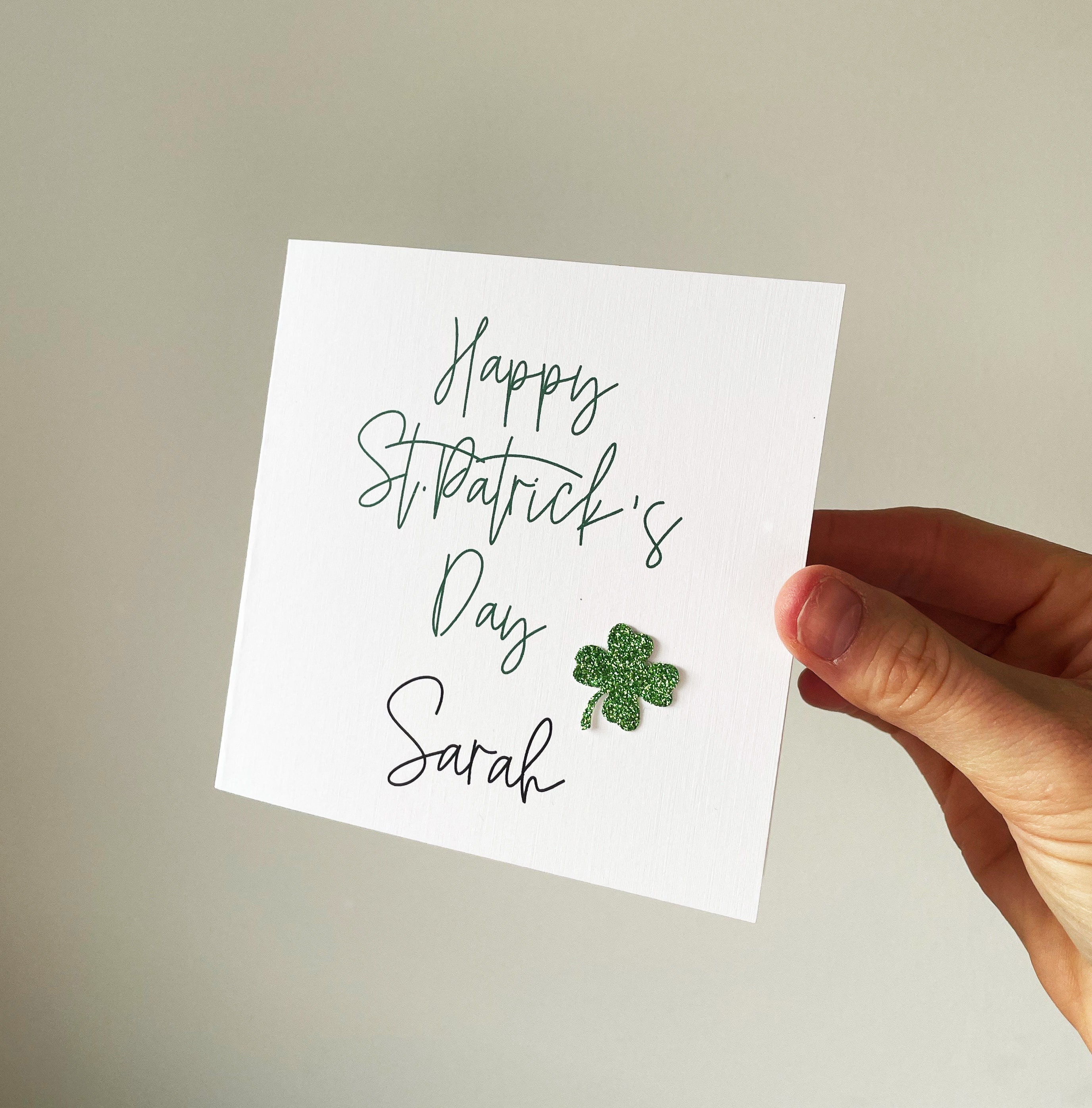 St. Patrick's Day Karte Mit Guinness & Kleeblatt – Perfekt Für Beste Freundin, Ehemann, Vater