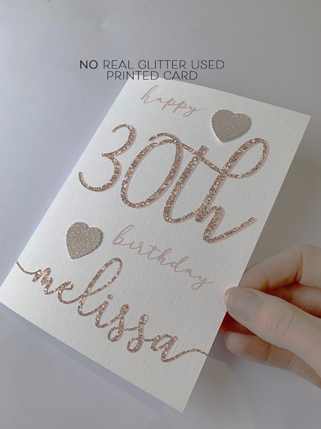 30th Birthday Card, 30th Birthday Card for Her, Personalised 30th