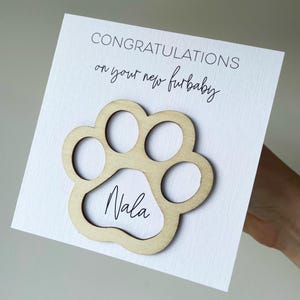 Tarjeta personalizada para mascotas, tarjeta para cachorro nuevo, nueva mascota, tarjeta para amantes de las mascotas, tarjeta para amantes de los perros, nuevo cachorro, tarjeta para gatito nuevo, tarjeta para perro nuevo, nuevo bebé peludo