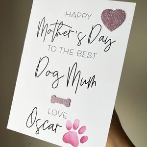 Feliz día de la madre del perro, tarjeta de mamá de perro, tarjeta del perro, mejor mamá de perro, tarjeta del día de la madre del perro, tarjeta del día de la madre del perro
