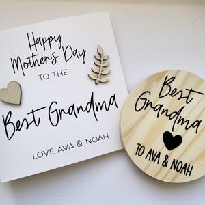 Dia das mães Vovó, Cartão da vovó, Cartão do dia das mães, Melhor cartão da vovó, Presente do dia das mães Vovó, Cartão presente babá, Melhor vovó no dia das mães