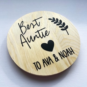 Muttertagstante, Tante Geschenk, Muttertagsgeschenk, beste Tante, Muttertagsgeschenk für Tante, Geschenkuntersetzer Tante, beste Tante am Muttertag