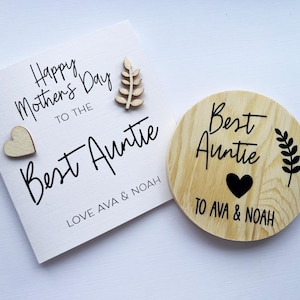 Muttertags-Tante, Tante-Karte, Muttertagskarte, beste Tante-Karte, Muttertagsgeschenk für Tante, Geschenkkarte Tante, beste Tante am Muttertag