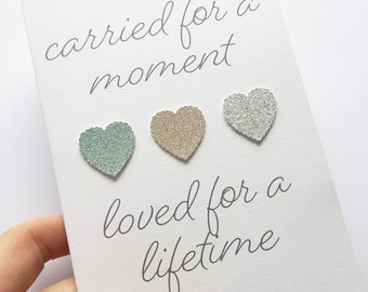 Miscarriage Card, Bereavement Card, Pregnancy loss, Baby loss card, miscarry quote, Sympathy Card, Condolence Card, angel baby card