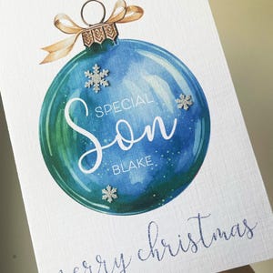 Cartão de Natal Filho, Cartão de Natal Filho, Filho Especial, Cartão personalizado filho, Cartão especial filho, Natal filho, Cartão de Natal para ele