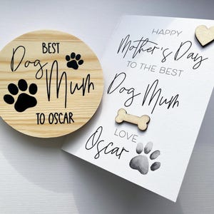 Muttertag vom Hund, Hundemama Karte, Muttertagskarte, von der Hundekarte, beste Hundemama, Muttertagsgeschenk vom Hund, Geschenkkarte Hundemama