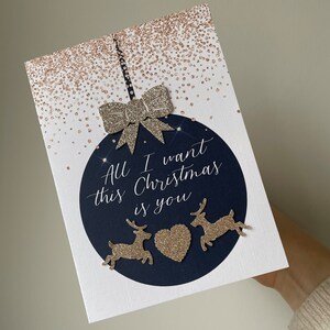 Cartão de Natal para alguém especial, tudo que eu quero de Natal é seu cartão, cartão para ela, cartão para ele, cartão para alguém especial