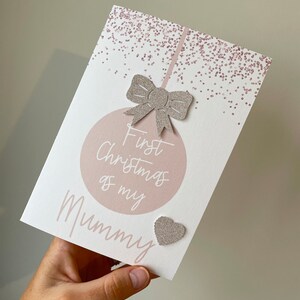 Erste Weihnachten wie meine Mama, Mama Weihnachtskarte, Karte für sie, Baby erste Weihnachtskarte für Mama, Weihnachtskarte für Mama, Weihnachtsmama