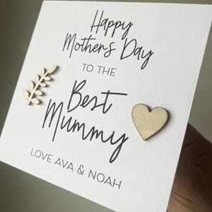 Fête des mères des enfants, meilleure carte maman, carte de fête des mères, cadeau de fête des mères, carte personnalisée de fête des mères, carte fête des mères, souvenir