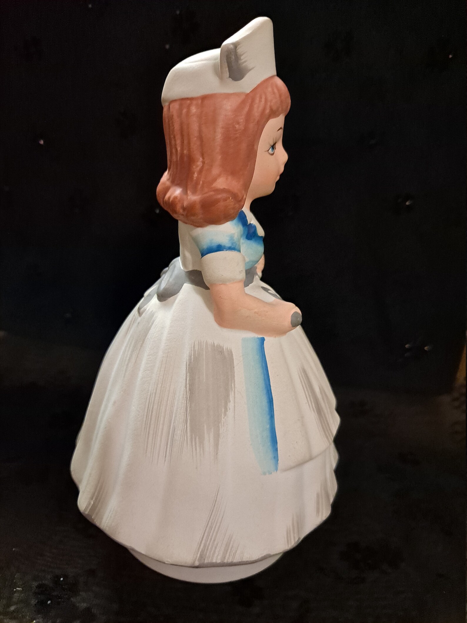 Little nurse ceramic music box Etsy