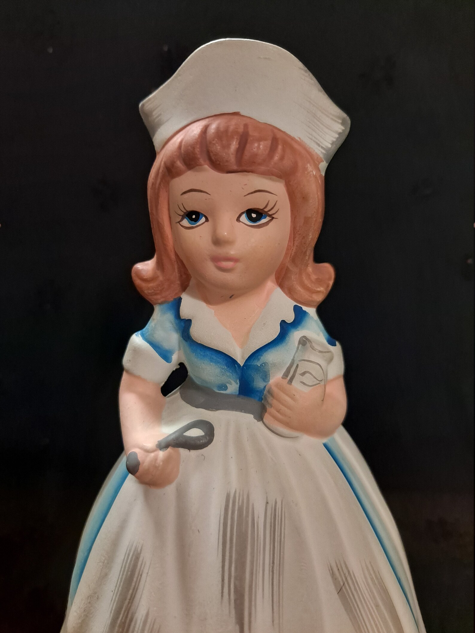 Little nurse ceramic music box Etsy