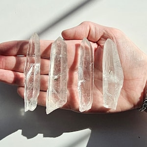 Diamantina Lazer wands (Your Choice) | Clear Quartz points | Natural quartz crystal from Diamantina, Minas Gerais, Brazil |