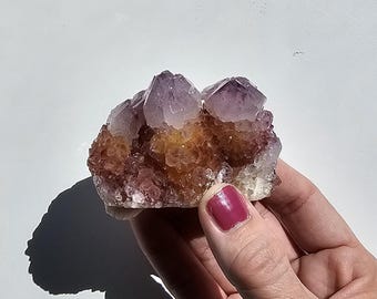 Sparkling Spirit Amethyst Cluster: South African Fairy Quartz (198 grams)