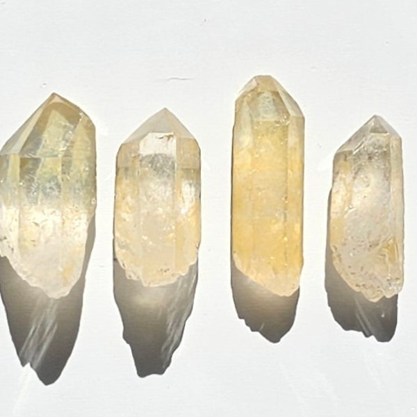 Golden Lemurian Quartz Raw Points (YOUR CHOICE) | Hematoid quartz | Golden quartz | Quartz with Iron | Brazilian quartz |