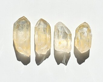 Golden Lemurian Quartz Point: Brazilian Crystal with Iron