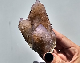 Sparkling Spirit Amethyst Cluster (375 grams): South African Quartz