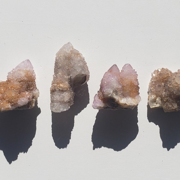 Spirit Amethyst cluster/Point (Small size) #9-12| Spirit quartz from South Africa | Lavender Fairy Quartz | Cactus quartz | Pineapple quartz