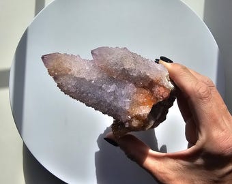 Sparkling Spirit Amethyst Cluster: South African Fairy Quartz (772 grams)