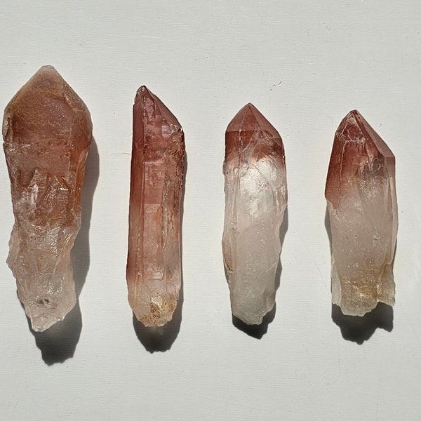 Lovely Pink Lemurian crystals (YOUR CHOICE) | Rare pink Lemurian quartz from Brazil | Meditation aide | Crystal collection