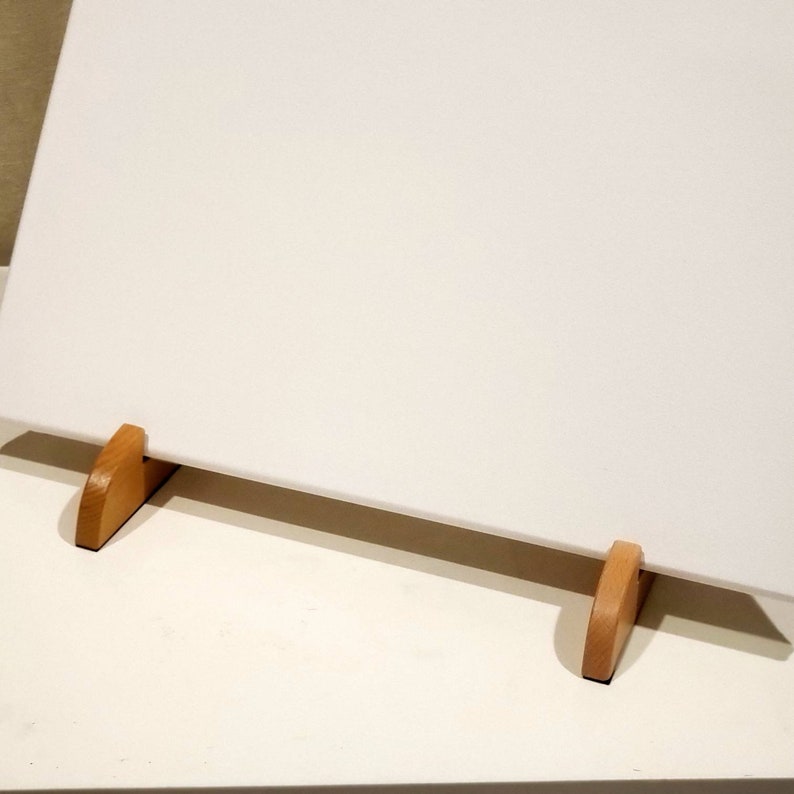 Table Easel/canvas Holder/wooden/nonskid Base/paint & Sip Etsy