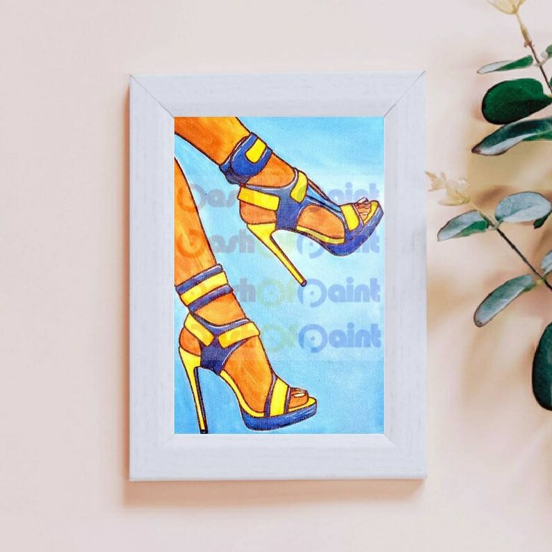 Predrawn Canvas Presketched Outlined Sip and Paint Paint Etsy