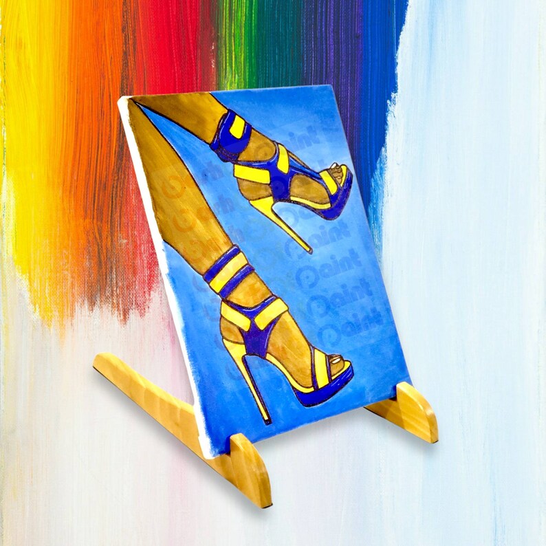 Predrawn Canvas Presketched Outlined Sip and Paint Paint Etsy