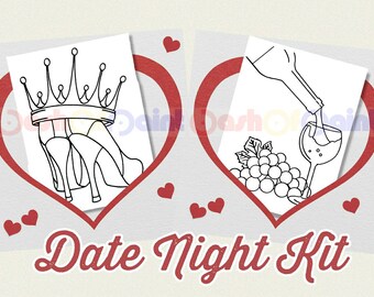 100 Date Ideas for Couples Cards printables Digital - Etsy