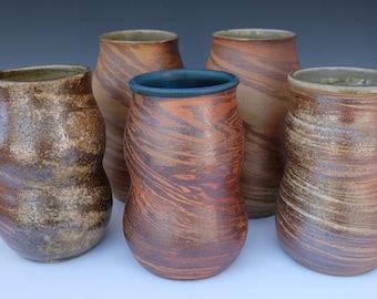 Woodfired Agateware Vase